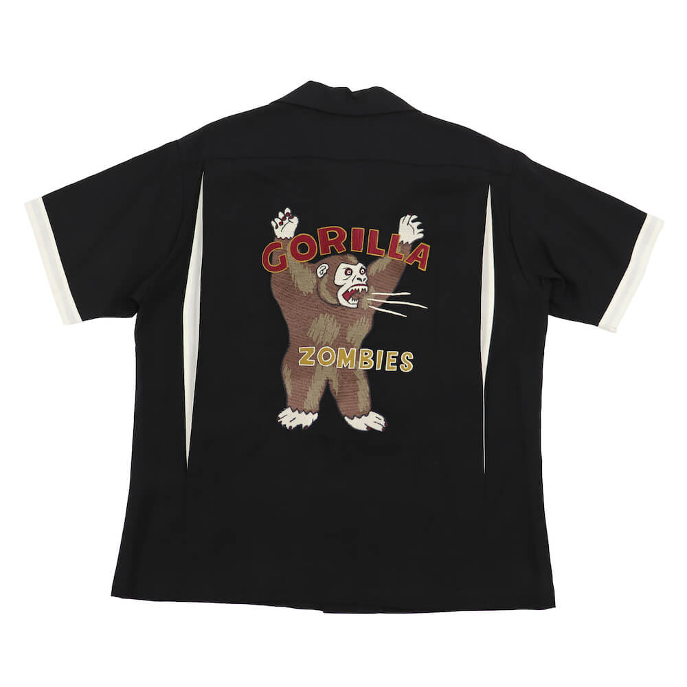 残りMサイズのみ ウィアード 半袖 シャツ メンズ ボーリングシャツ WEIRDO GORILLA ZOMBIES - S/S BOWLING SHIRTS GLADHAND グラッドハンド GANGSTERVILLE ギャングスタービル OLD CROW オールドクロウ