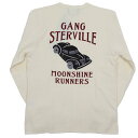 残りXLサイズのみ ギャングスタービル ヘンリーネック 長袖 Tシャツ ロンT メンズ スタンダード ワッフル GANGSTERVILLE MOONSHINE RUNNERS - L/S HENRY STANDARD WAFFLE T-SHIRTS GLADHAND グラッドハンド WEIRDO ウィアード オールドクロウ