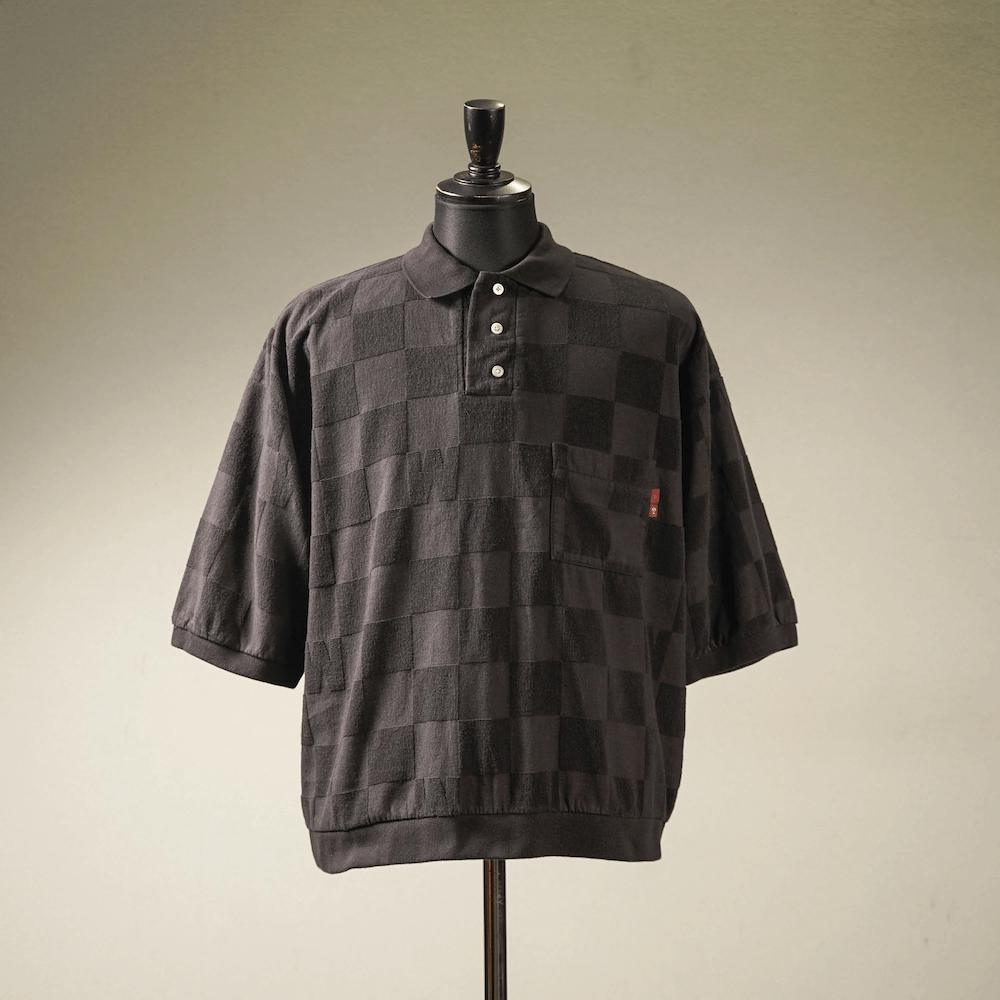 残りL XLサイズのみ ウィアード チェッカー ハーフスリーブ ポロシャツ 今治パイル メンズ WEIRDO CHECKER - H/S PILE POLO SHIRTS GLADHAND グラッドハンド GANGSTERVILLE ギャングスタービル OLD CROW オールドクロウ