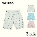 セール 40% OFF SALE 2XL:ウィアード 総柄 ショーツ/ハーフパンツ メンズ WEIRDO FOLLIES - SHORTS GLADHAND/グラッドハンド/GANGSTERVILLE/ギャングスタービル/OLD CROW/オールドクロウ