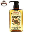 ブロッシュ 全身シャンプー メンズ 日本製 400ml BROSH ALL WASH WOOD SEED