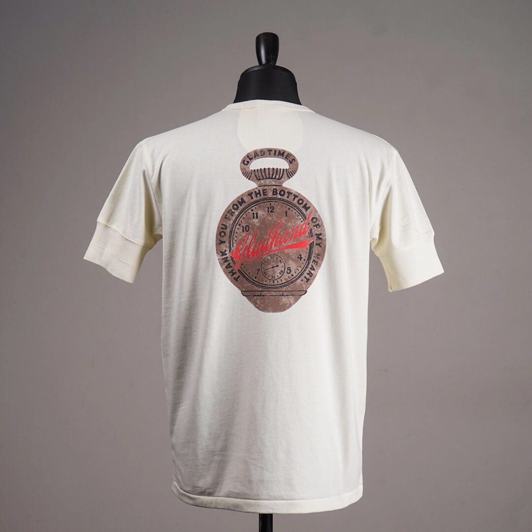 残りL XLサイズのみ グラッドハンド Tシャツ 半袖 ヘンリーネック ポケット メンズ GLAD HAND GLAD TIMES - S/S HENRY T-SHIRTS WEIRDO ウィアード GANGSTERVILLE ギャングスタービル OLD CROW オールドクロウ