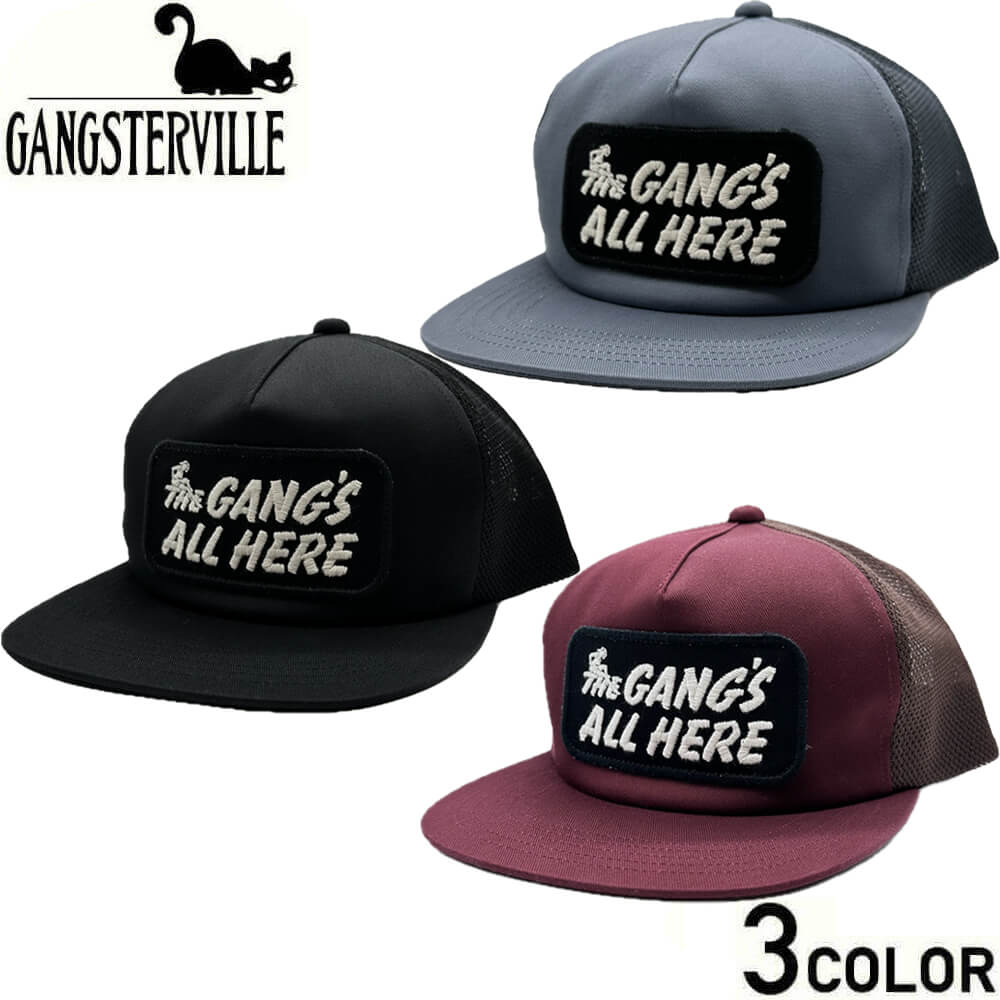 楽天REZARギャングスタービル トラッカーメッシュキャップ メンズ GANGSTERVILLE THE GANG'S ALL HERE - TRUCKER CAP GLADHAND グラッドハンド WEIRDO ウィアード OLD CROW オールドクロウ