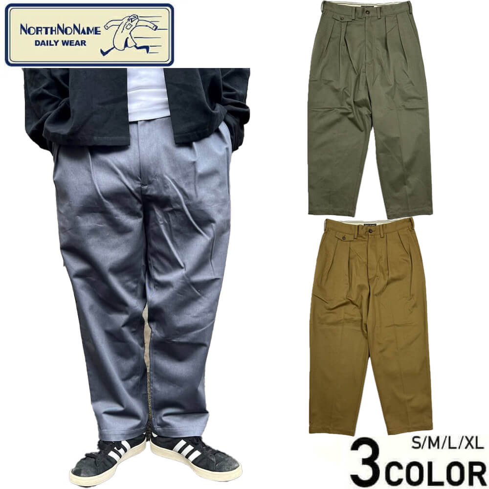 ノースノーネーム 2タックトラウザーズ メンズ NORTH NO NAME TWO TUCK TROUSERS