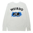 残りMサイズのみ WEIRDO BICYCLE PLATES - SWEAT (F) ウィアード スウェット/GLADHAND GANGSTERVILLE ギャングスタービル OLD CROW/オールドクロウ