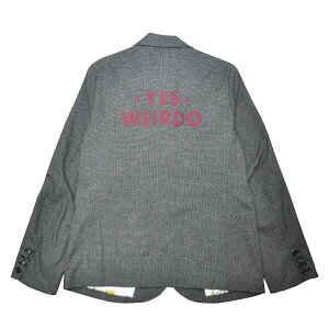 WEIRDOBICYCLEPLATES-JACKET(HDTH)ウィアード千鳥格子テーラードジャケット/GLADHAND【GANGSTERVILLE/ギャングスタービル/OLDCROW/オールドクロウ】