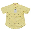 残りS・Mサイズのみ WEIRDO SEXY COMIC - SHORT SLEEVE SHIRTS (YELLOW) ウィアード 総柄 半袖 シャツ/GLADHAND GANGSTERVILLE/ギャングスタービル/OLD CROW/オールドクロウ