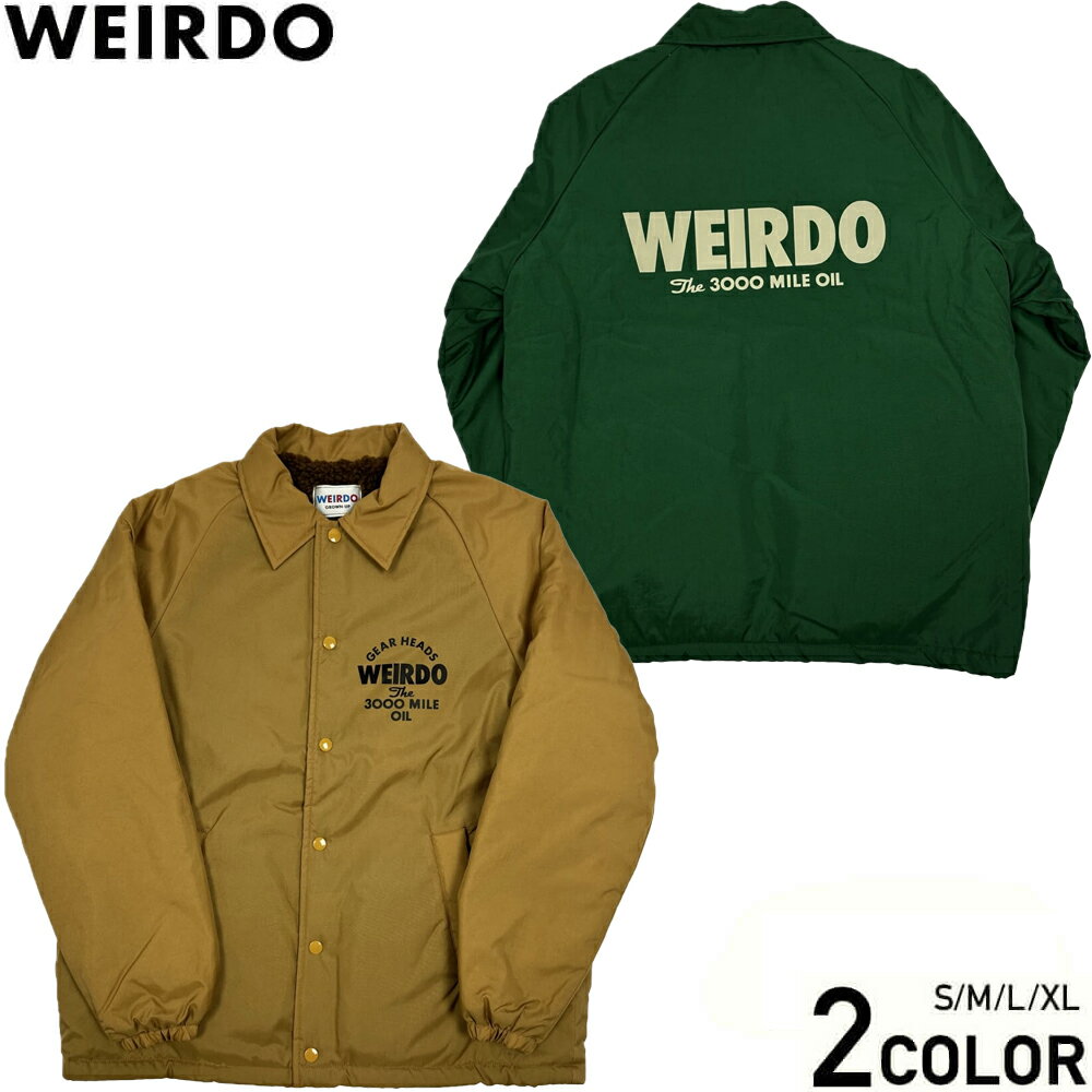 残りL XLサイズのみ ウィアード コーチジャケット メンズ WEIRDO 3000MILE - COACH JACKET GLADHAND グラッドハンド GANGSTERVILLE ギャングスタービル OLD CROW オールドクロウ