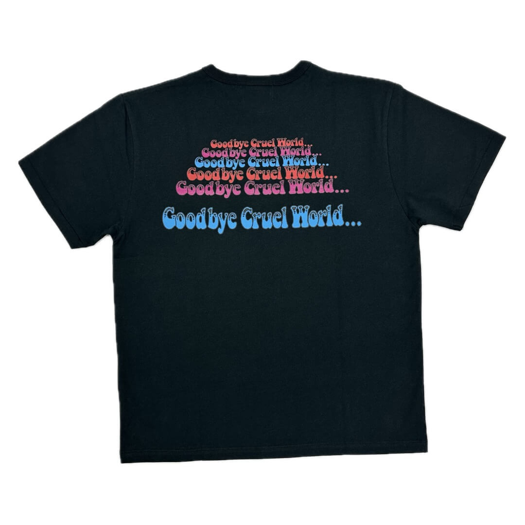 残りMサイズのみ ウィアード ヘビーウェイト バインダーネック ポケット Tシャツ 半袖 メンズ WEIRDO Goodbye Cruel World... - HEAVY WEIGHT BINDER NECK S/S T-SHIRTS GLADHAND グラッドハンド GANGSTERVILLE ギャングスタービル OLD CROW オールドクロウ