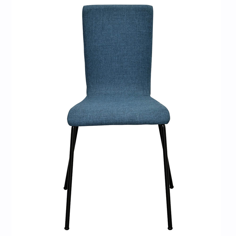 ファブリックチェア モスブルーII ブラック脚 RFC-FPMBL2BF