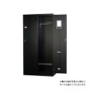 TLKシリーズ スタンダードロッカー 2人用ワイド ダイヤルロック式 マットブラック◆TLK-D2WN-MB