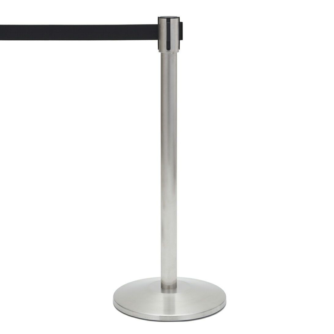 アールエフヤマカワ ポールパーテーション Aタイプ ブラック（1本）RFPP-BK