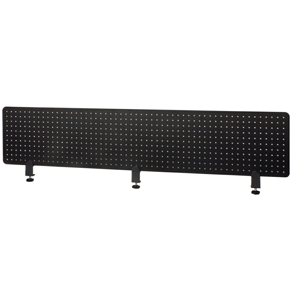 アールエフヤマカワ メタルデスクトップパネル W1400 クランプ型 ブラック SHDTP-PBK14