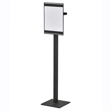 消毒液置き案内板 A4 ブラック RFDIS-A4BK