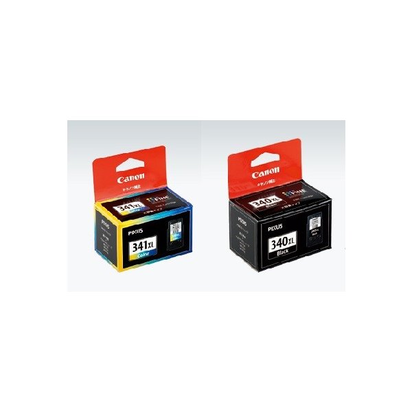 Rakuten - 【最強翌日配送対応】　BC-340XL　BC-341XL　CANON　インクカートリッジ　純正品　2個セット　BC340XL　BC341XL