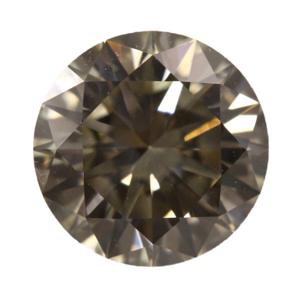 Light Brownish Yellow ジュエリールース・ダイヤモンド/Diamond/1.165ct/中央宝石研究所ソーティング/ライトブラウニッシュイエロー【♂♀】【N】【ユニセックス】【h191029】【RF3】■313797【中古】