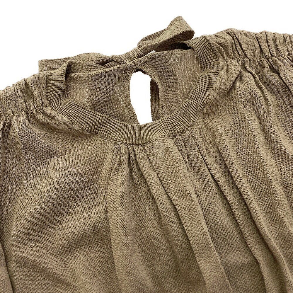 海外正規品 アプワイザーリッシェ ギャザーティアードワンピース 2 モカ Apuweiser Riche A レディース B2102 Rf2 工場直送 Pap Org Pk