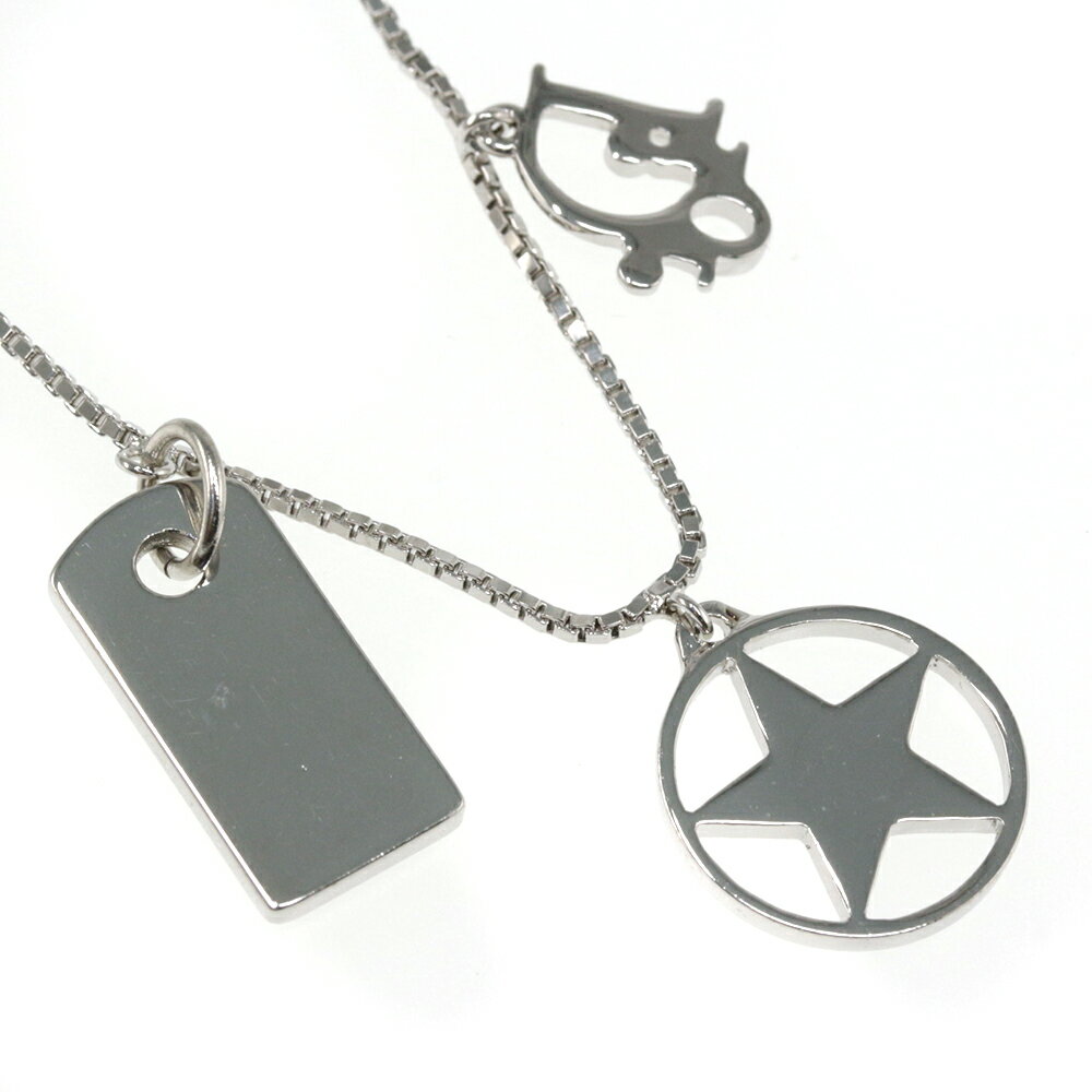 クリスチャンディオールアイコンチャームブレスレット-8.3g/シルバー/ChristianDior【♀】【A】【レディース】/h220415★■437576【中古】