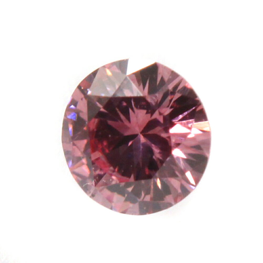 FANCY VIVID PURPLISH PINK 1P・ピンクダイヤモンドルース/Diamond/0.058ct/ピンク【♀】【S】【レディース】/h221017★■460351【中古】