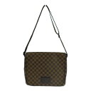 ルイヴィトン ダミエ・エベヌ・ブルックリンMM・ショルダーバッグ/N51211/ブラウン/LOUIS VUITTON【オールシーズン】【♂】【A】【メンズ】/b240414★■515923【中古】