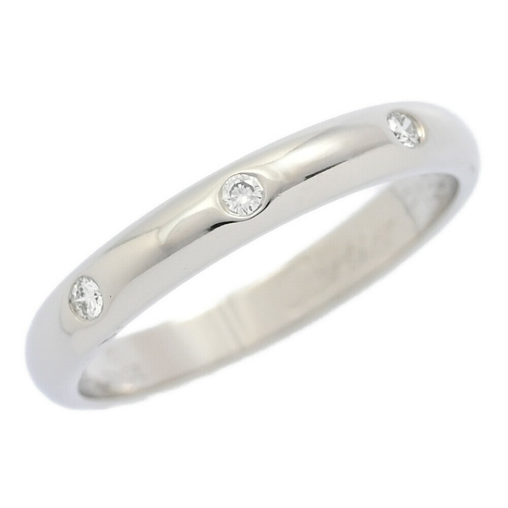 カルティエ 1895 WEDDING BAND 1895 ウェディング 3P・ダイヤモンドリング・指輪/Pt950-2.8g/0.04ct/6号/#46/B4058300/プラチナ/Cartier【♀】【N】【レディース】/h240419【RF1】■515355【中古】