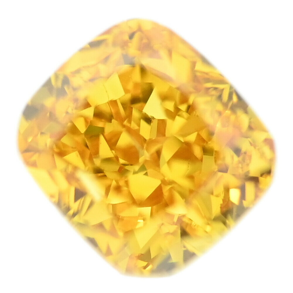 ダイヤモンドルース/Diamond/0.344ct/FANCY VIVID ORANGE YELLOW【S】【メンズ・レディース】/h240419★■511589【中古】