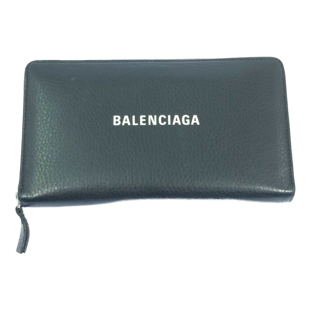 バレンシアガ コンチネンタルジップアラウンド・ラウンドファスナー長財布/551935/ブラック/BALENCIAGA【B】【メンズ・レディース】/b240514★■519499【中古】