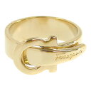 Salvatore Ferragamo サルヴァトーレフェラガモ ガンチーニ・スカーフリング ネックウェア-14.1g/ゴールド【♀】【B】【レディース】/b2...