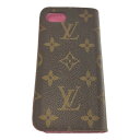 LOUIS VUITTON ルイヴィトン モノグラム・IPHONE8フォリオ・スマートフォンケース ポーチ/M61906/ブラウン/プレゼント【♀】【B】【レデ...