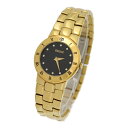 GUCCI グッチ メレダイヤ・クォーツ 時計/SS/stainless steal-49.6g/3300.2.L/ゴールド/プレゼント/記念日【♀】【B】【レ...