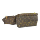 LOUIS VUITTON ルイヴィトン モノグラム・ジェロニモス・ボディバッグ ウエストパーチ ショルダーバッグ/M50211/ブラウン【オールシーズン】【B...