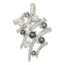 0.35ct/FD:0.3ct/カラーチェンジ アレキサンドライト・ダイヤモンド ペンダントトップ/Pt900-5.8g/プラチナ/プレゼント/記念日【♀】【N】【レディース】/h250712★■582035【中古】