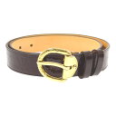 LOUIS VUITTON ルイヴィトン モノグラム・ヴェルニ・サンチュール エナメルレザー パテント ベルト/M6979/ブラウン系【♀】【B】【レディース】...