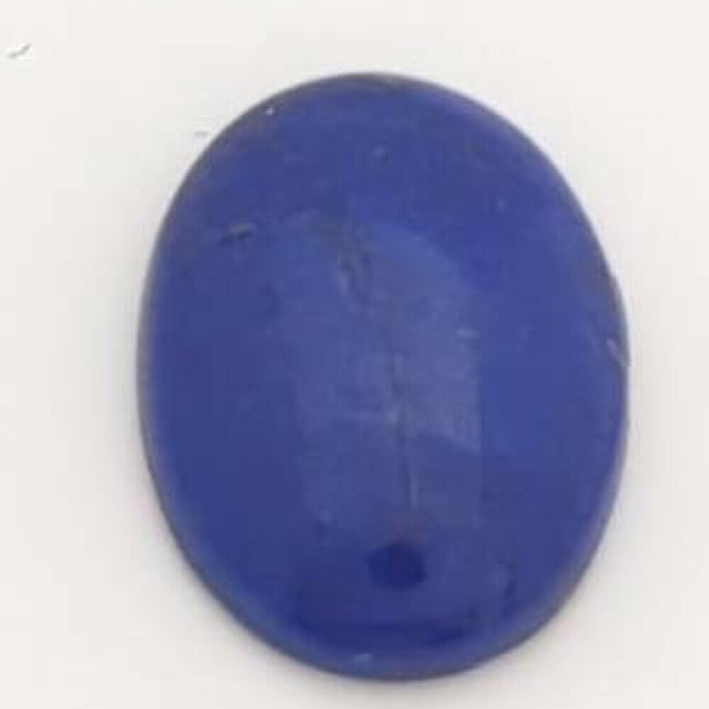 6.0ct/ラピスラズリ オーバルカボション ルース-1.2g/1P・ブルー/色石【B】【メンズ・レディース】/h251127★■598062【中古】