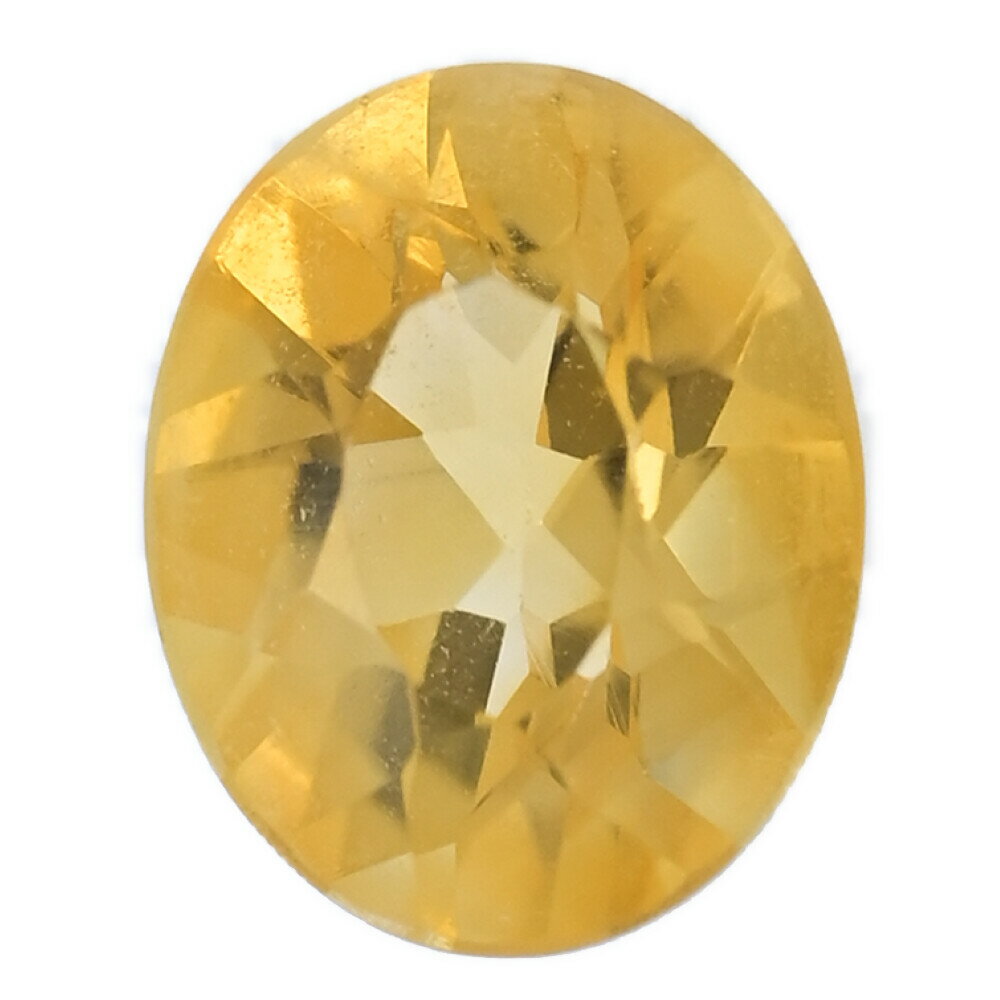CI2.6ct/シトリンオーバルシェイプ ルース-0.5g 1P・イエロー系/色石【A】【メンズ・レディース】/h251127★■598028【中古】