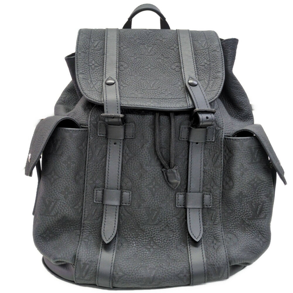 (ラスト1点) LOUIS VUITTON ルイヴィトン トリヨン・クリストファーMM リュックバッグ/M55699/ノワール/翌日配送可【♀】【B】【レディース】/b251129★■598207【中古】