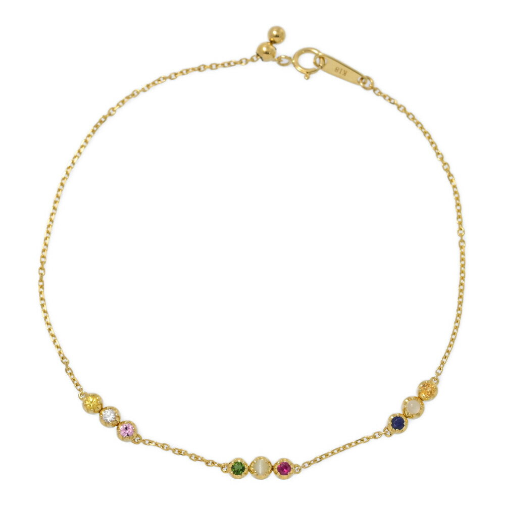 楽天市場】k18 マルチストーン ブレスレットの通販