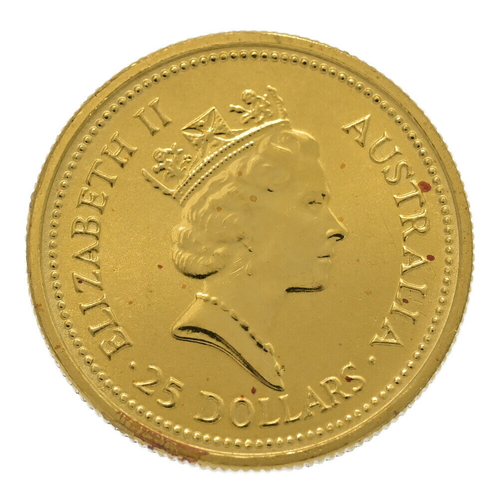 (�����Ͳ���) ��Ω�������ȥ�ꥢ¤ʾ�� �ʥ��å� 1/4 oz ���� 25�ɥ� ��ߡ����ʾ�������/K24������-7.8g/Royal Australia...