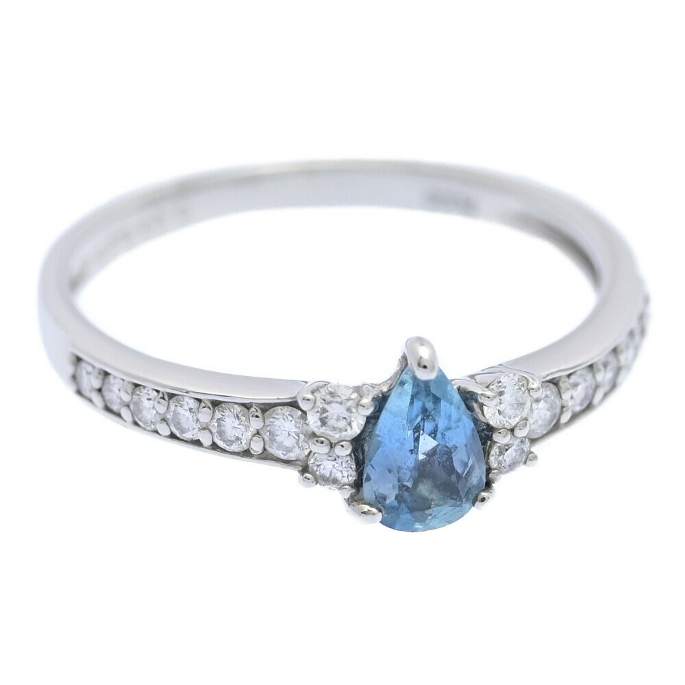 Rakuten - AQ0.27ct 0.2ct 1粒 アクアマリン アクワマリン ダイヤモンドリング・指輪/Pt900-2.8g 12号 #52 プラチナ 3月誕生石 【♀】【A】【レディース】/h260323★■609494【中古】