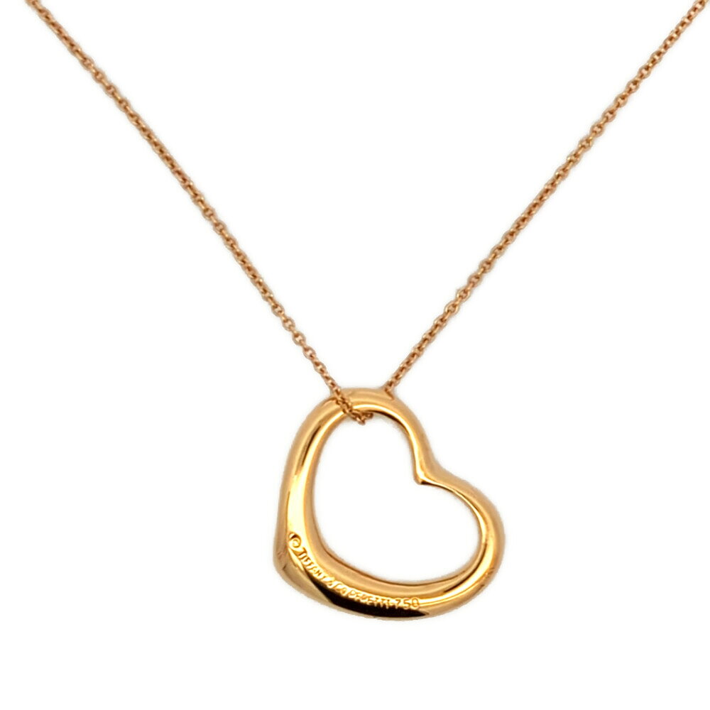 Rakuten - TIFFANY ＆ Co. ティファニー エルサペレッティ オープンハートネックレス ペンダント K18YG 750-6.0g イエローゴールド【♀】【S】【レディース】/h260406★■609636【中古】