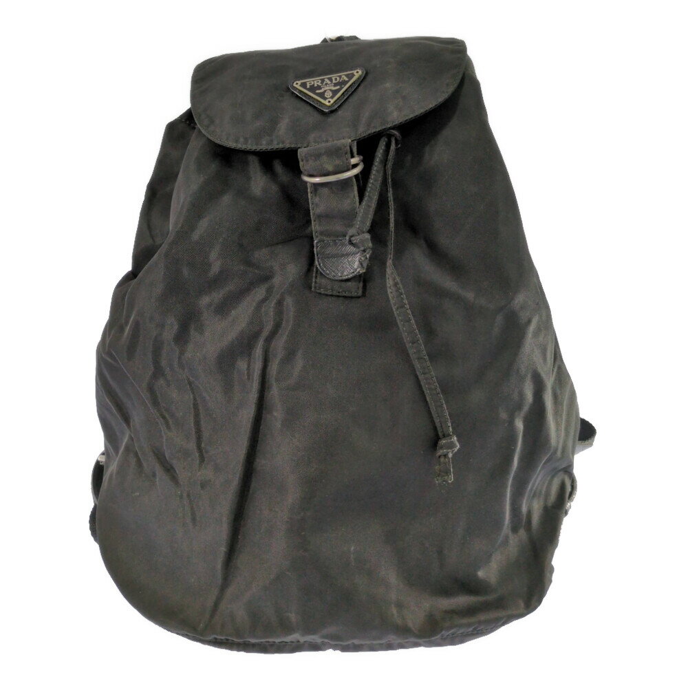 Rakuten - PRADA プラダ ナイロン VELA リュック リュックバッグ B1197 ブラック【オールシーズン】【B】【メンズ・レディース】/b260407★■610840【中古】