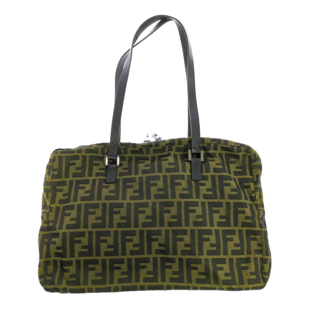 FENDI - FENDI フェンディ ズッカ ズッカ柄 ハンドバッグ ブラウン【オールシーズン】【B】【メンズ・レディース】/b260413★■611090【中古】
