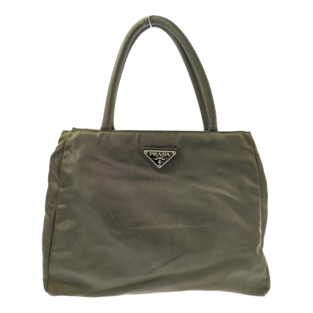 Rakuten - PRADA プラダ TESSUTO テスート ナイロン ハンドバッグ B3864 オリーブ 【オールシーズン】【♀】【B】【レディース】/b260415★■611499【中古】