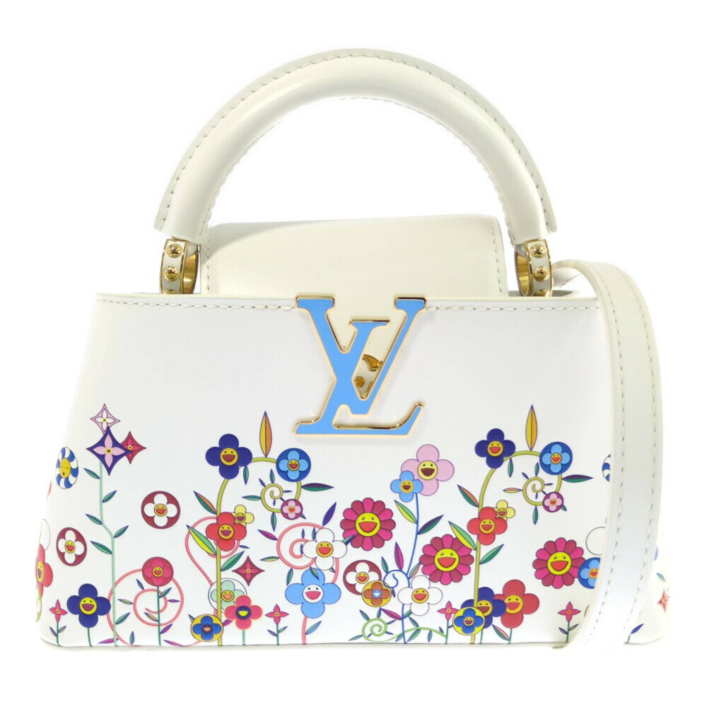 Other - LOUIS VUITTON ルイヴィトン 村上隆カプシーヌEWミニ フラワー 2WAY ハンドバッグ M13246 ブロン 【オールシーズン】【♀】【A】【レディース】/b260415★■611622【中古】
