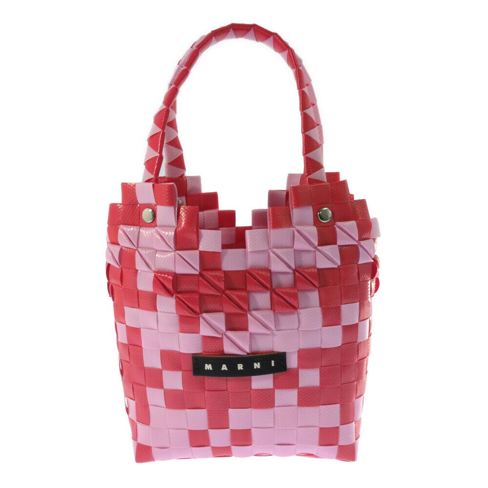 Rakuten - MARNI マルニ マルニマルニ 2025年秋冬 キッズ用 バスケット ハンドバッグ レインボー MA3680AC001382 ピンク×レッド 【オールシーズン】【♀】【A】【レディース】/b260422★■612462【中古】