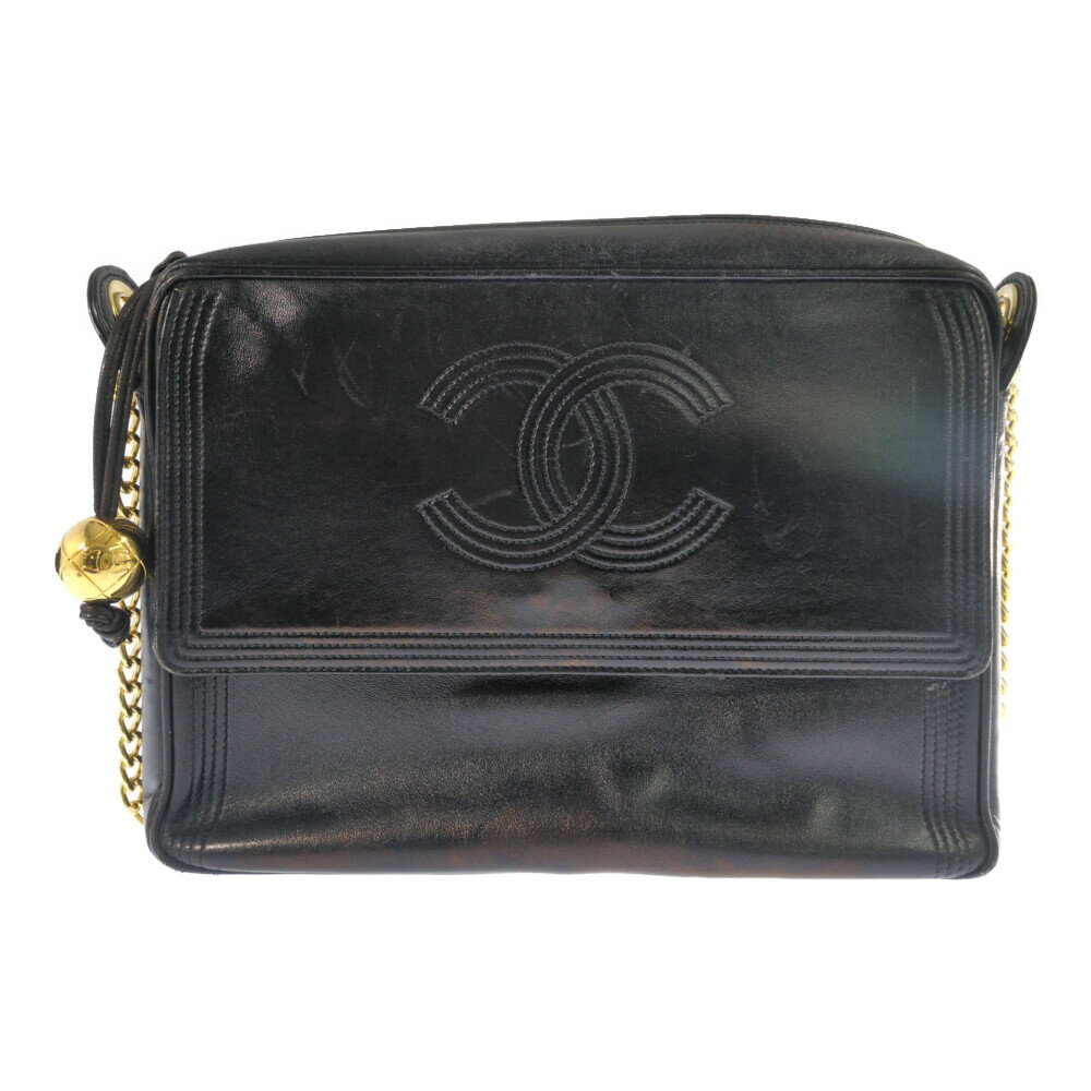 Rakuten - CHANEL シャネル 3番台 1994-96年製 ラムスキン トリプルステッチ チェーンショルダーバッグ ヴィンテージ 希少ボールチャーム 【オールシーズン】【B】【メンズ・レディース】/b260422★■612498【中古】