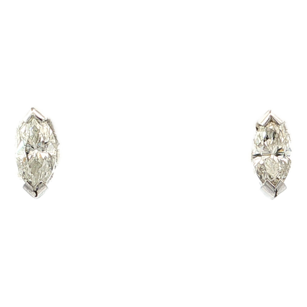 Rakuten - 0.186ct 0.174ct ダイヤモンドピアス Pt900-0.8g プラチナ【♀】【S】【レディース】/h260424★■612661【中古】