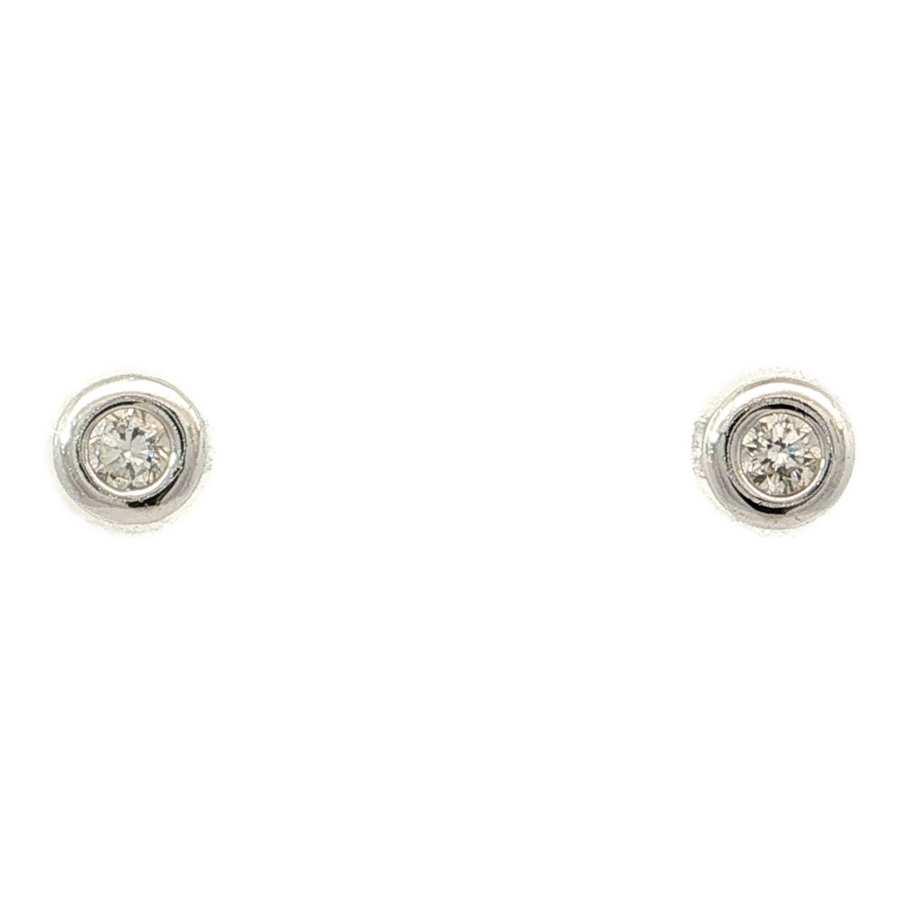 Rakuten - 0.05ct 0.05ct ダイヤモンドピアス Pt900-0.6g プラチナ【♀】【A】【レディース】/h260424★■612663【中古】