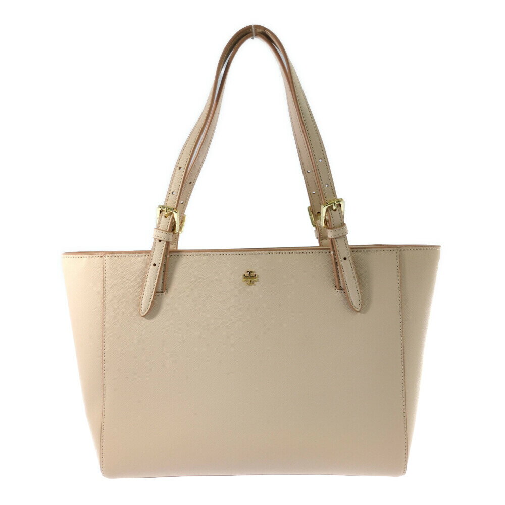 TORY BURCH - TORY BURCH トリーバーチ ヨークスモールトップジップ トートバッグ ピンク【オールシーズン】【♀】【A】【レディース】/b260427★■612676【中古】