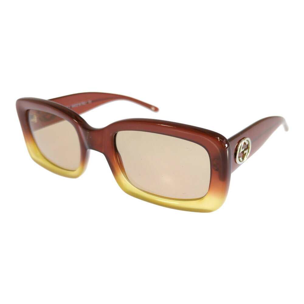 Rakuten - GUCCI グッチ オーバルサングラス メガネ GG2407/S ブラウン【♀】【A】【レディース】/b260429★■613192【中古】